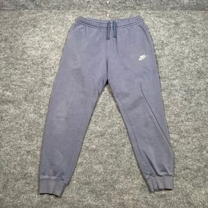 Nike Mens Sportswear Club Fleece Joggers Blue Purple Sweatpants Small BV2671-491